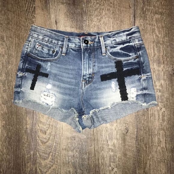 Cult Of Individuality Distressed Shorts - Picture 1 of 5